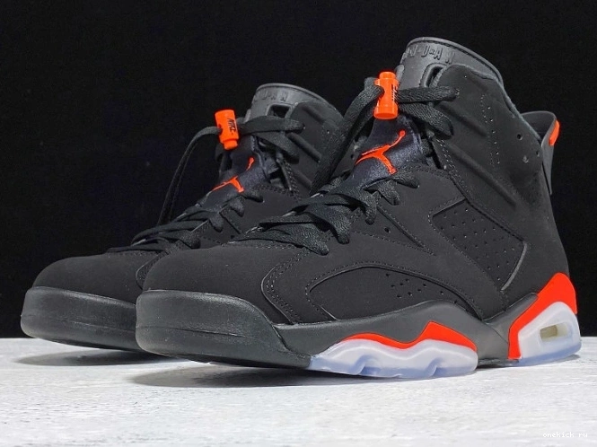 Rep Onekick Jordan Retro 6 Air Infrared OG 384664-060 Black 0809
